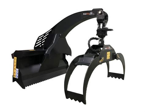 skid steer log grab|skid pro log grapple.